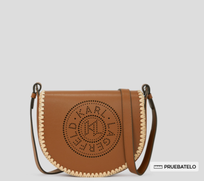 Bandolera Karl perforada camel